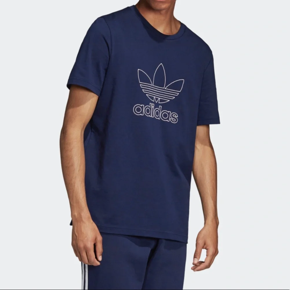 Rare Vintage Adidas Originals Premium Outline Tee
